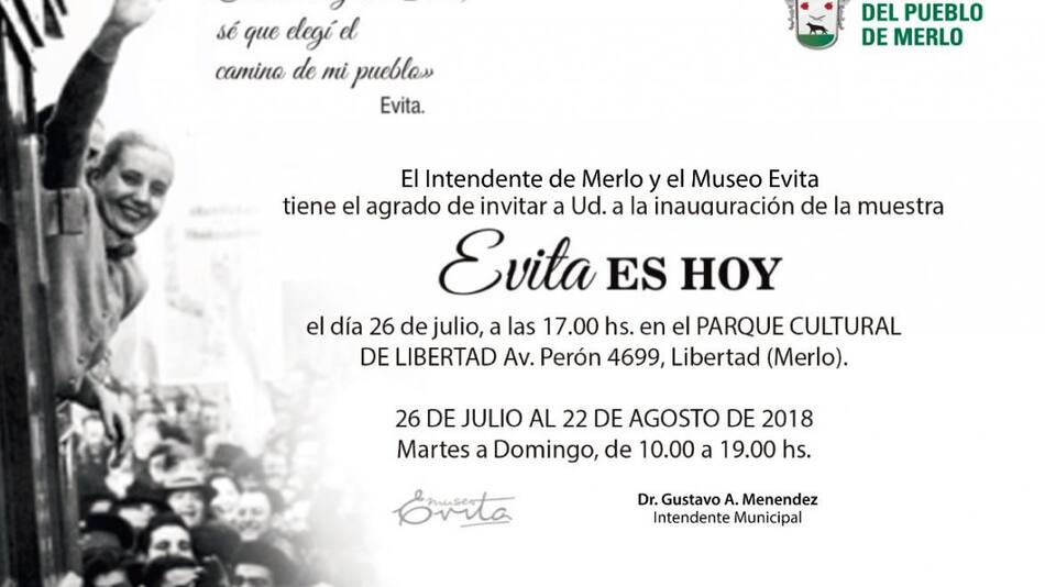 Evita es Hoy - Gobierno de Merlo