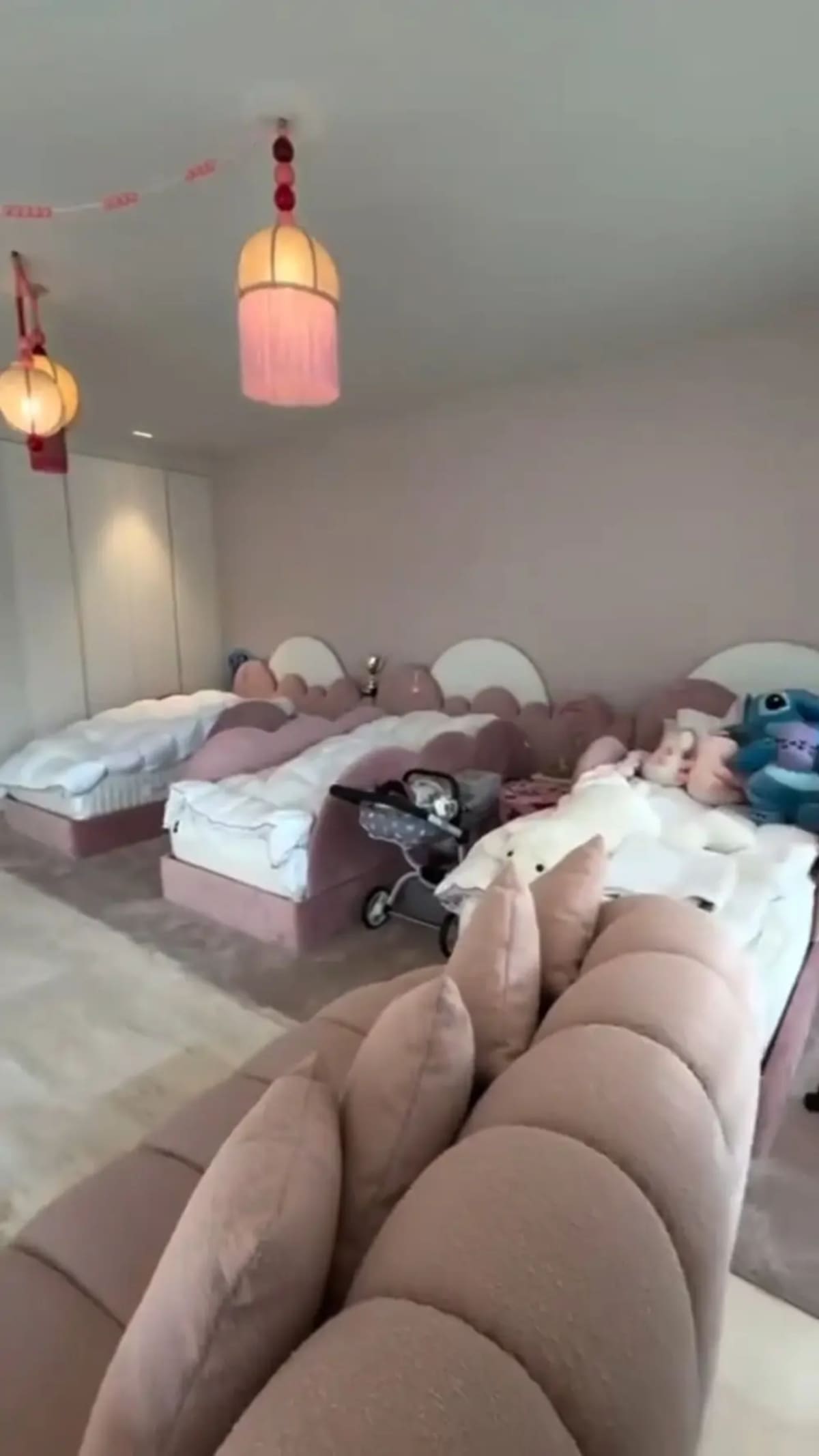Habitación de las hijas de Ronaldo