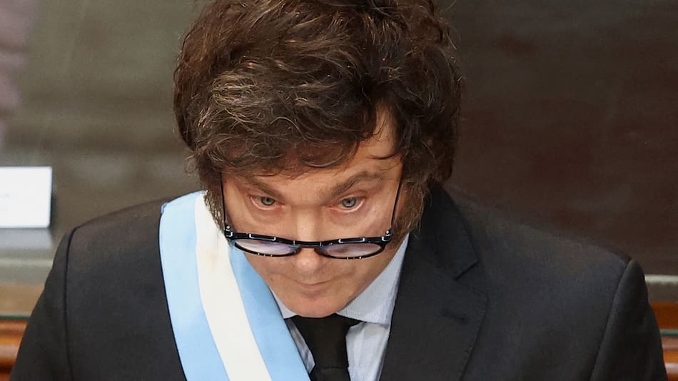 Javier Milei, apertura sesiones ordinarias. Foto: Reuters