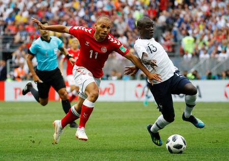 Mundial Rusia 2018: Francia - Dinamarca (Reuters)