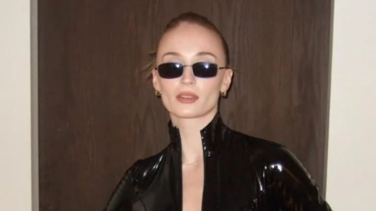 Sophie Turner en la previa para el día de muertos. Foto: Instagram