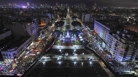 Aborto Legal, marcha a favor y en contra, NA
