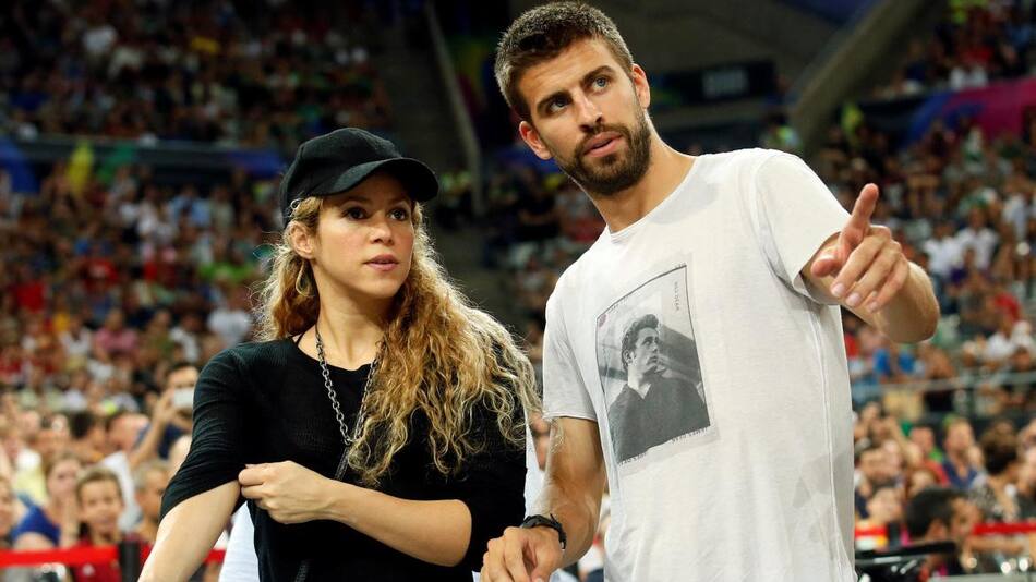 Shakira y Gerard Piqué. Foto: Reuters.