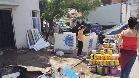 Temporal en Bahía Blanca. Foto: Canal 26