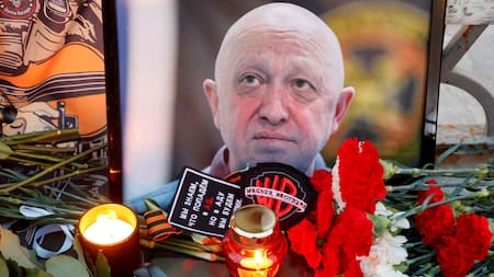 Homenajes por la muerte de Yevgueni Prigozhin. Foto: Reuters.
