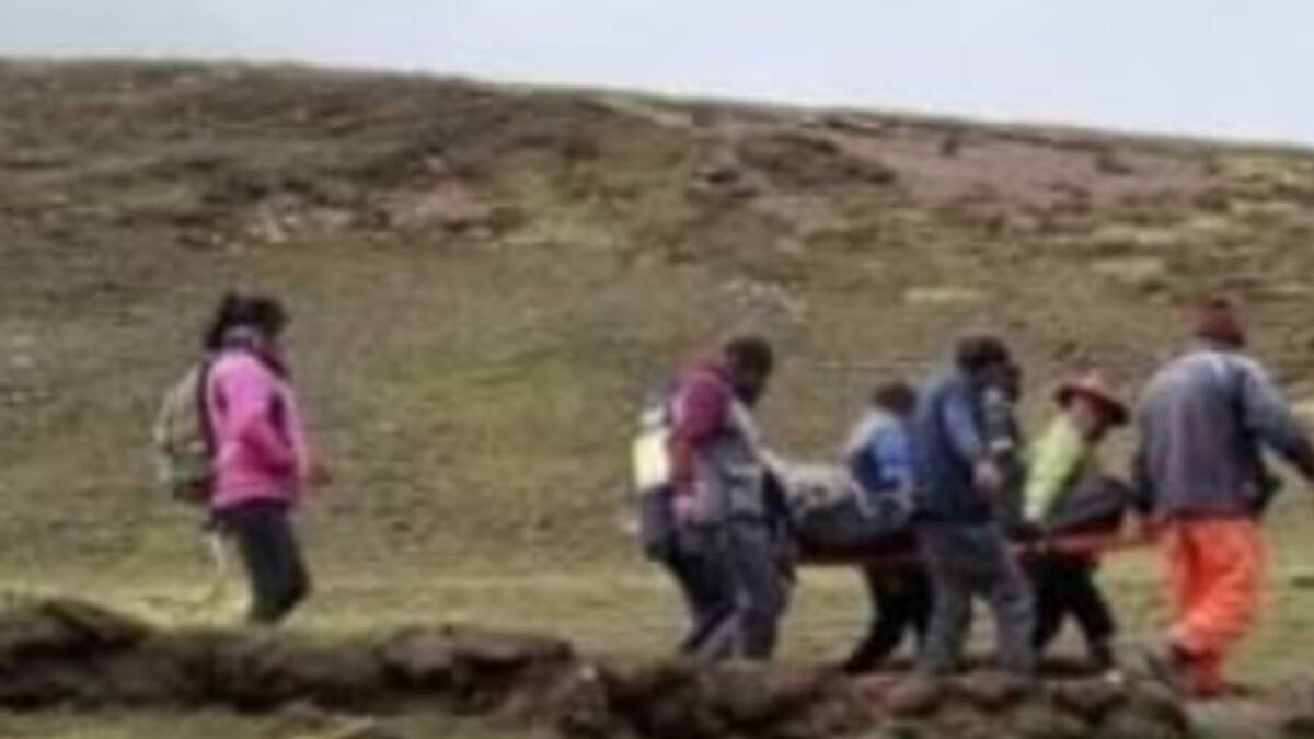 Muerte de una turista argentina alcanzada por un rayo en Perú.