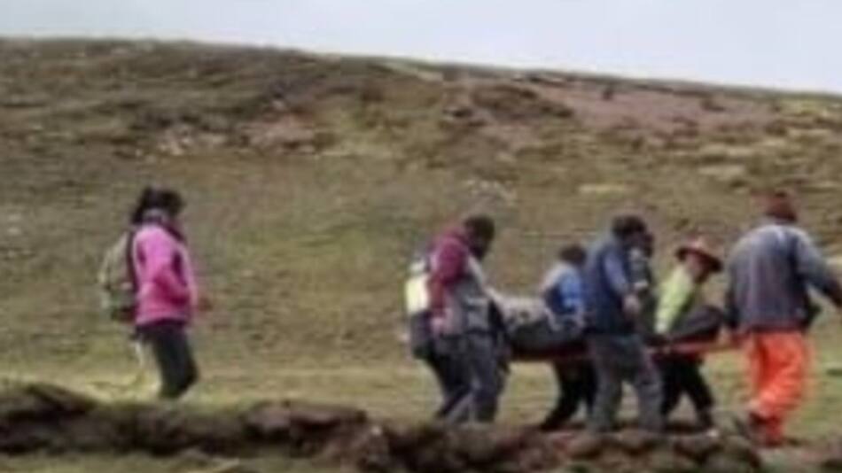 Muerte de una turista argentina alcanzada por un rayo en Perú.