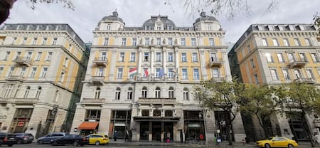 EL Gran Hotel Budapest es real y está en Hungría. Foto: Pato Daniele