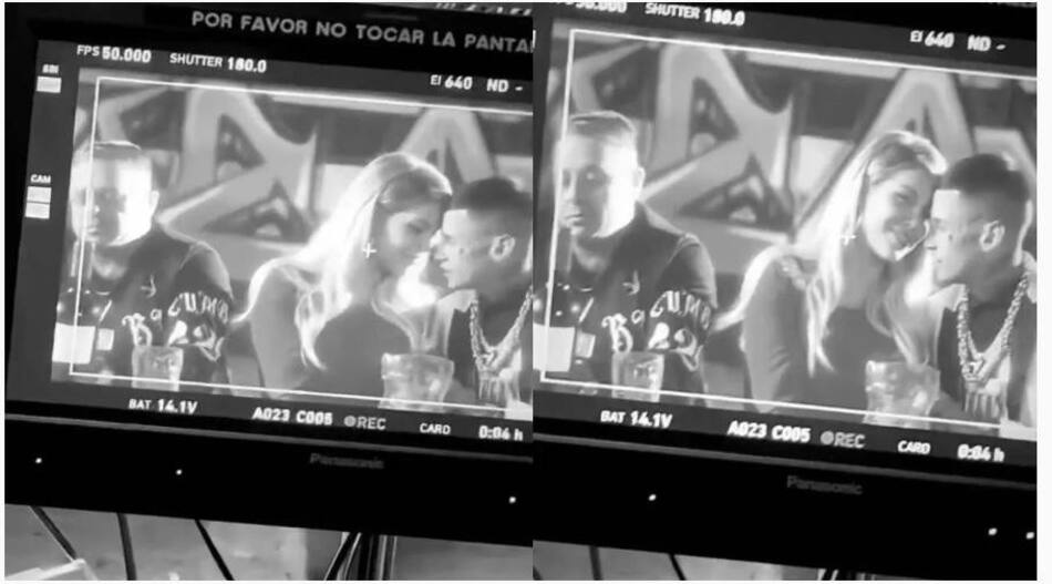 Wanda Nara y L-Gante en el nuevo videoclip_Instagram/wanda_nara