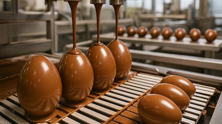 Fuerte caída en la producción de huevos de Pascua en Argentina: el sector chocolatero en alerta por costos récord y menor demanda