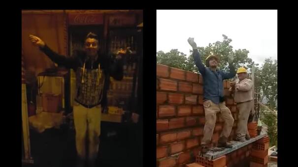 Se armó la guerra del fratacho: se disputan "El baile del albañil"