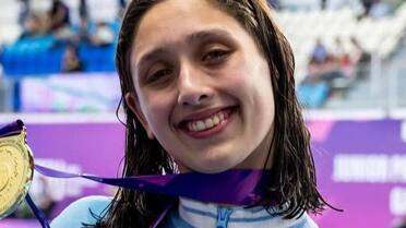 Agostina Hein hizo historia en la natación argentina: se consagró campeona mundial junior en los 400 metros medley y rompió un récord de 21 años