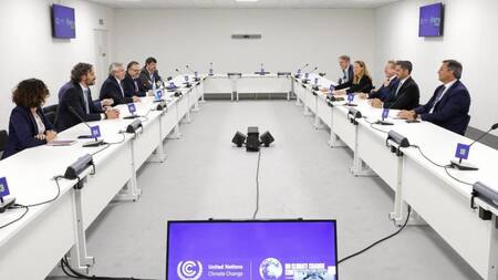 Reunión de Alberto Fernández con empresarios australianos por energías limpias, NA