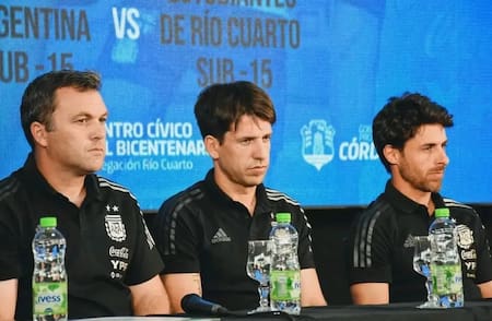 Bernardo Romeo, Diego Placente y Pablo Aimar.