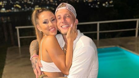 Barby Silenzi y El Polaco. Foto: Instagram.