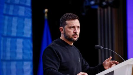 El presidente de Ucrania, Volodímir Zelenski. Foto: Reuters.