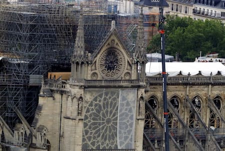 Notre Dame - A un mes del incendio Reuters