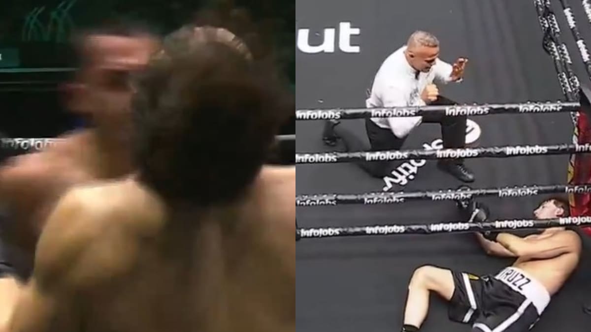 Video: así fue el impresionante golpe de Gero Arias que derribó a Viruzz en el primer round y sorprendió a todos en La Velada del Año