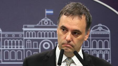 El vocero presidencial, Manuel Adorni. Foto: NA.