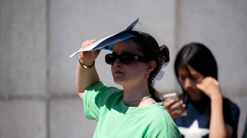Ola de calor. Foto: EFE