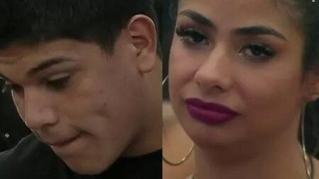 Thiago y Daniela de Gran Hermano. Foto: Capturas de TV.