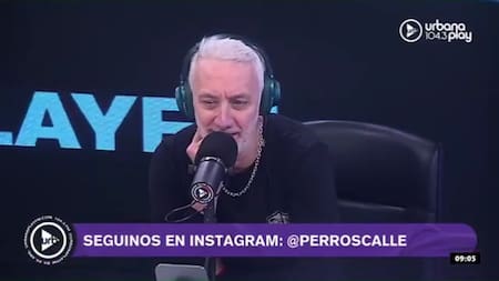 Andy Kusnetzoff en Radio Urbana. Foto: Captura de video.