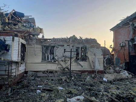 Ataque ucraniano en la frontera con Rusia. Foto: REUTERS.