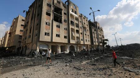 Destrucción en la Franja de Gaza. Foto: Reuters.