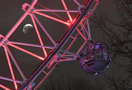 Súper Luna de Sangre en el Mundo - Gran Bretaña (Reuters)