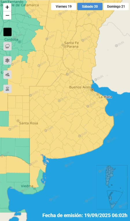 Más lluvias y alertas en la Ciudad de Buenos Aires.