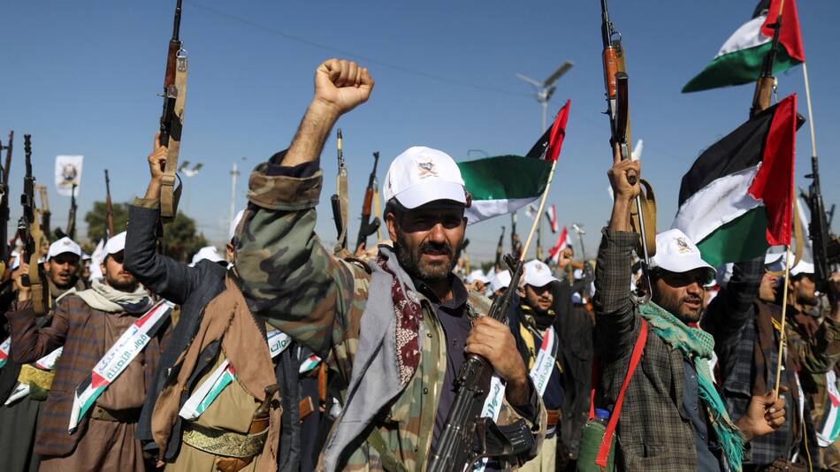 Hutíes rebeldes de Yemen. Foto: EFE.