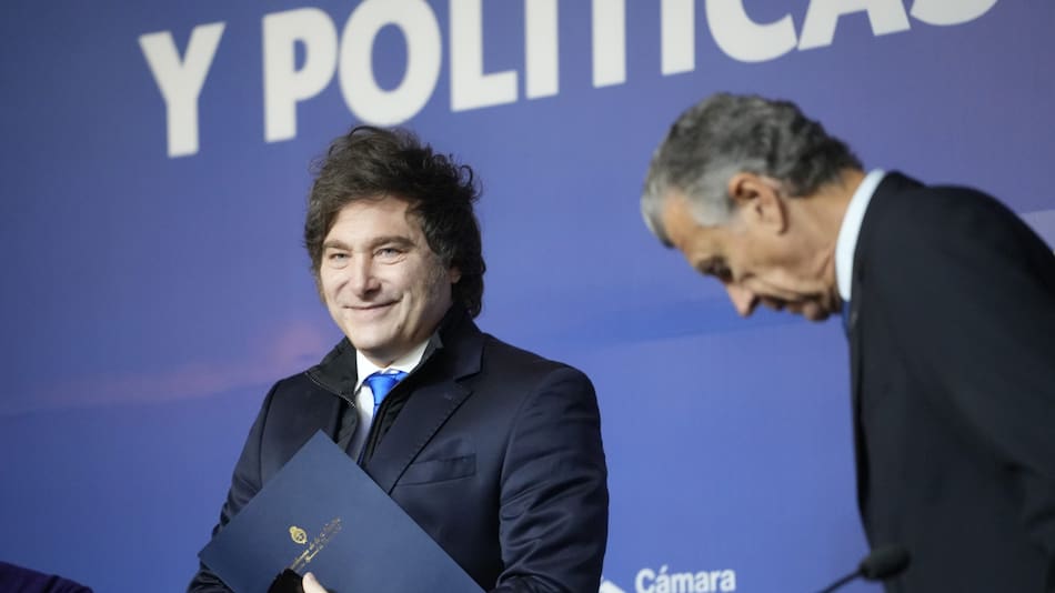 Javier Milei en el Council of the Américas.