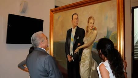 Cuadro de Perón y Evita