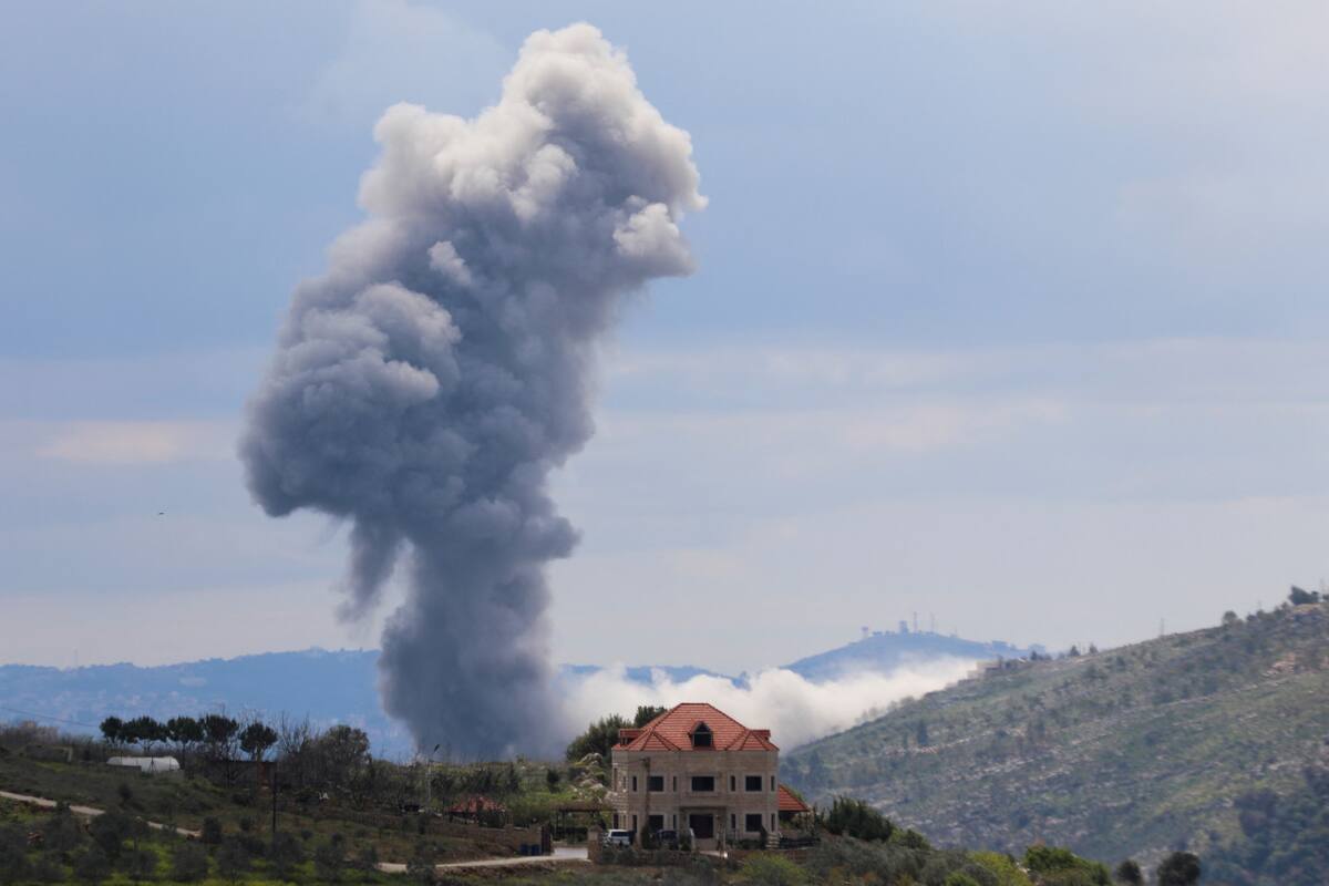 Ataques en el Líbano por parte de Israel. Foto: Reuters/Karamallah Daher.