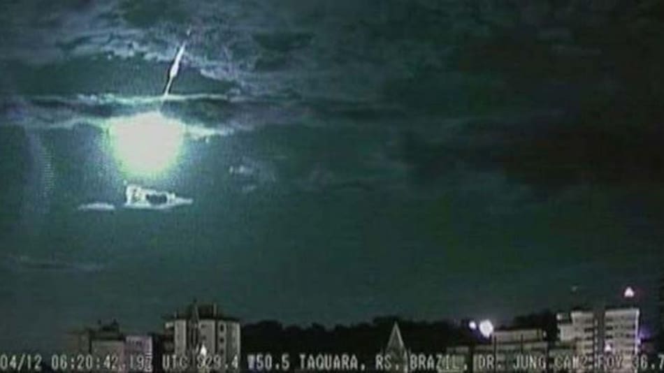 Caída de meteorito en Brasil, Foto USA Today