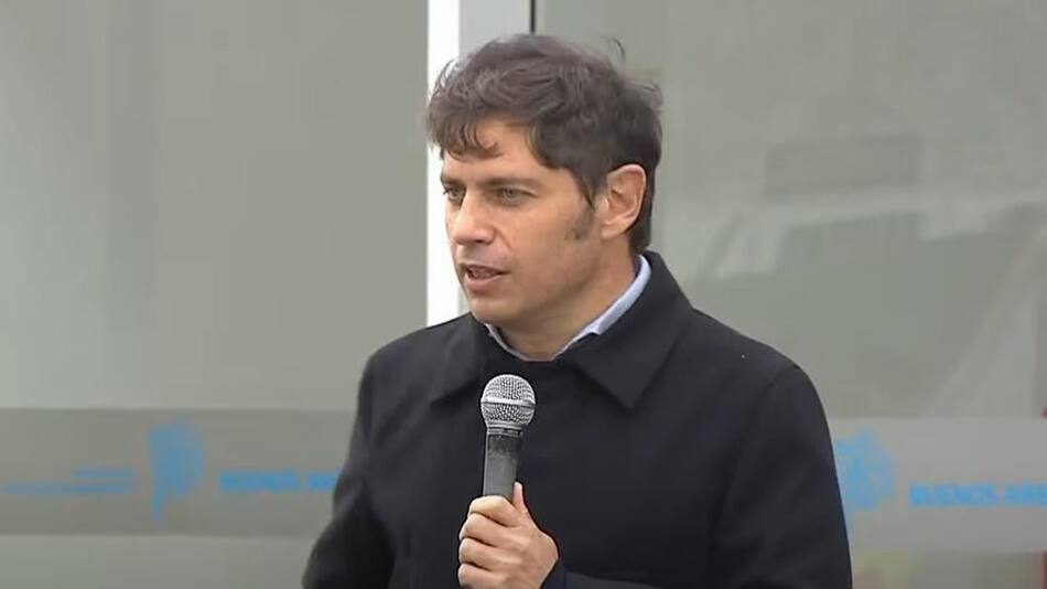 Axel Kicillof, gobernador de la provincia de Buenos Aires, foto captura video Youtube