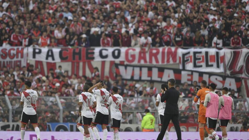 Hinchada de River. Foto: Télam