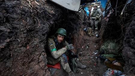 Guerra entre Rusia y Ucrania, trinchera ucraniana, Reuters