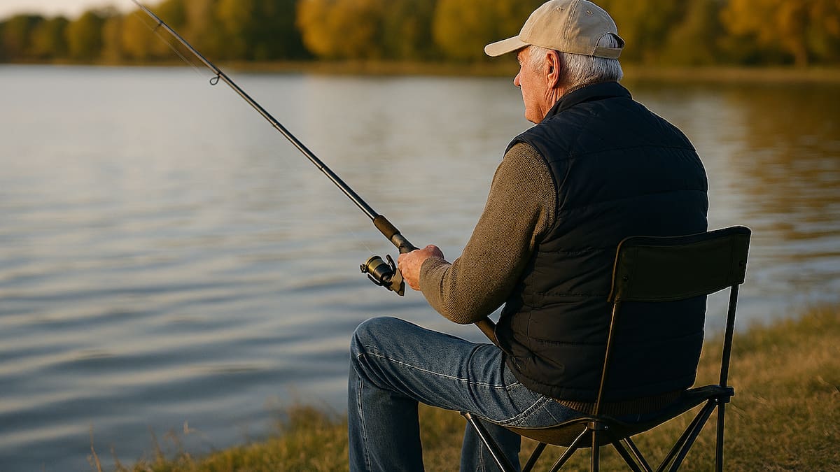 La mejor laguna para que los jubilados vayan a pescar en otoño: tranquila, rendidora y fácil de acceder