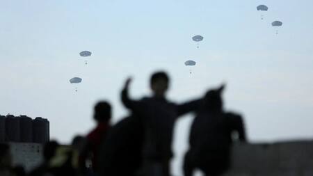 Ayuda humanitaria en Gaza. Foto: Reuters