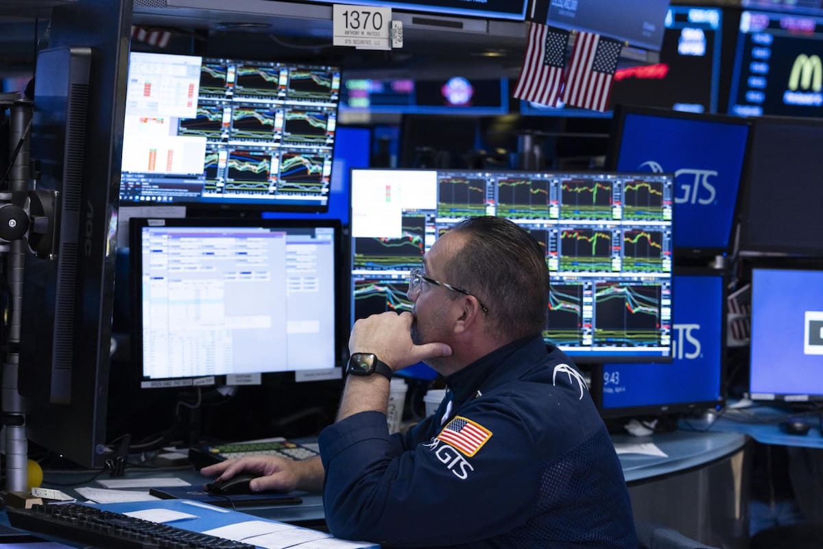 Mercados, bolsa de valores, riesgo país, Wall Street. Foto: EFE/Justin Lane