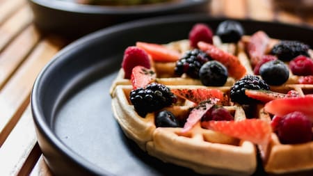 Cómo hacer waffles proteícos. Foto Unsplash