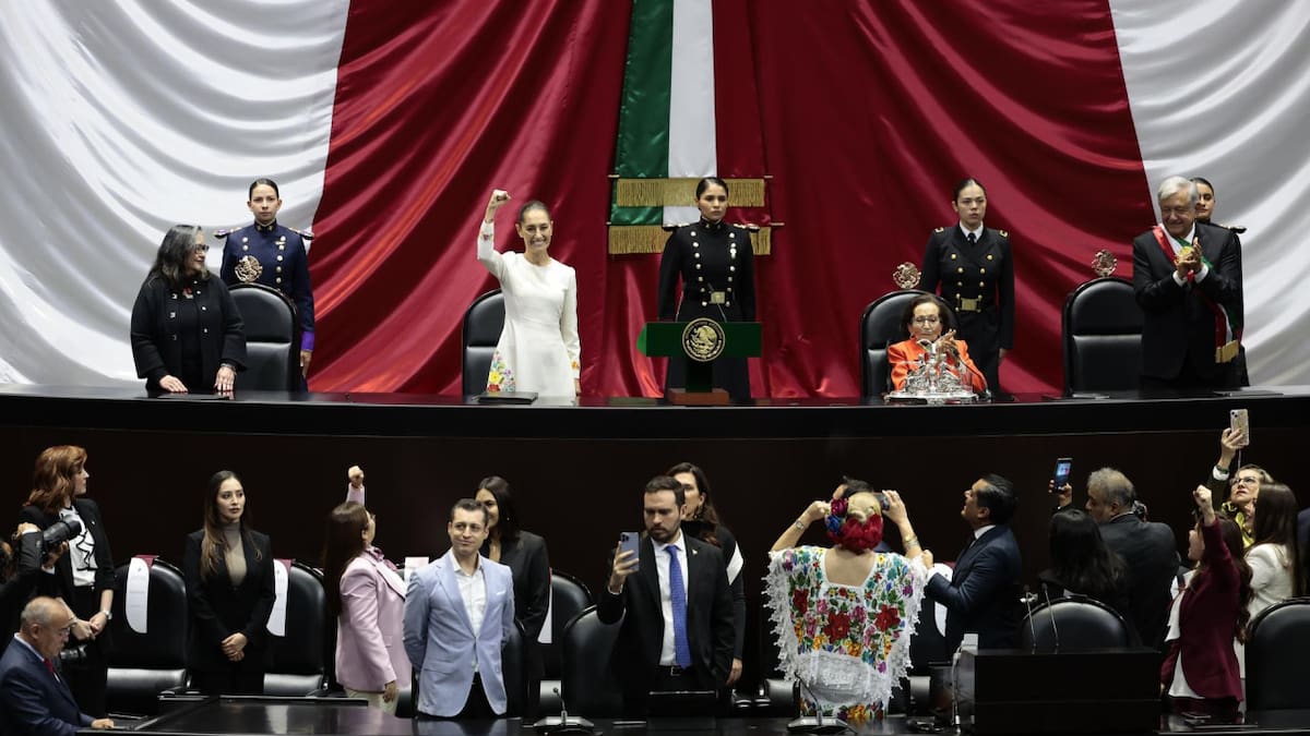 Asunción de Claudia Sheinbaum. México, 1 de octubre de 2024. EFE