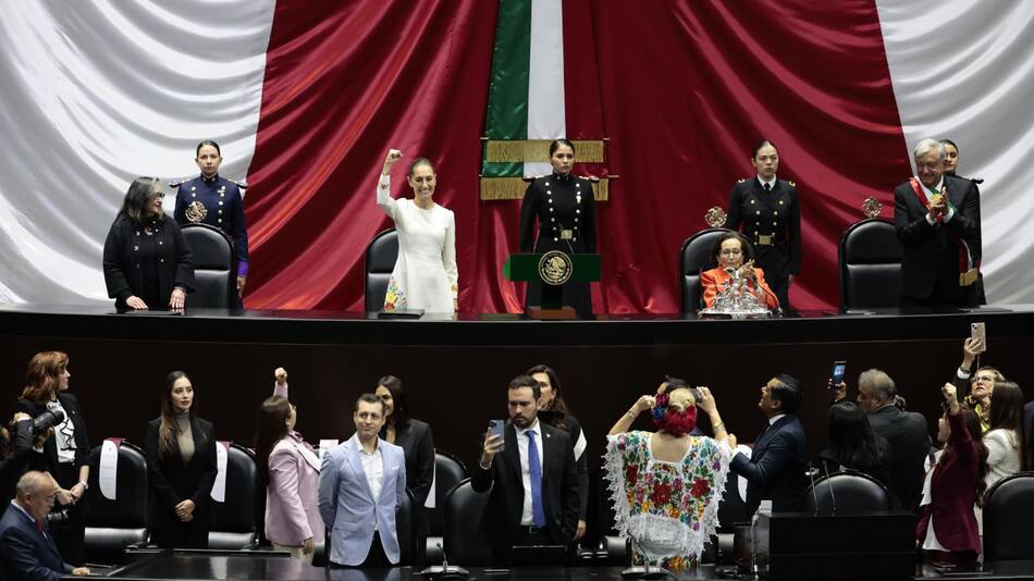 Asunción de Claudia Sheinbaum. México, 1 de octubre de 2024. EFE