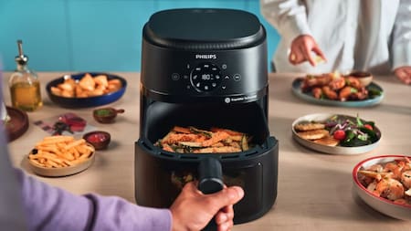 Recetas rápidas y saludables con freidora de aire. Foto: Freepik.