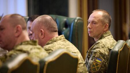 Oleksandr Syrskyi, comandante en jefe de Ucrania. Foto: Reuters.