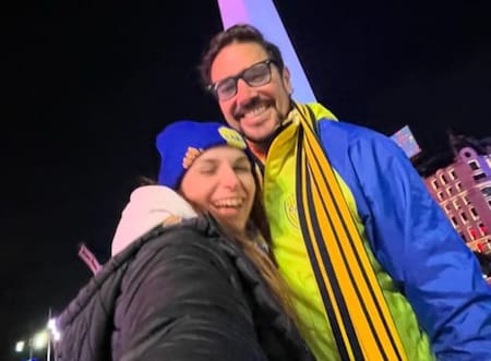 Matías Alé junto a su pareja Martina. Foto: Instagram.