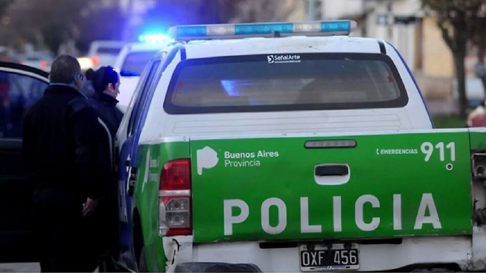 Móvil policial. Foto: NA.