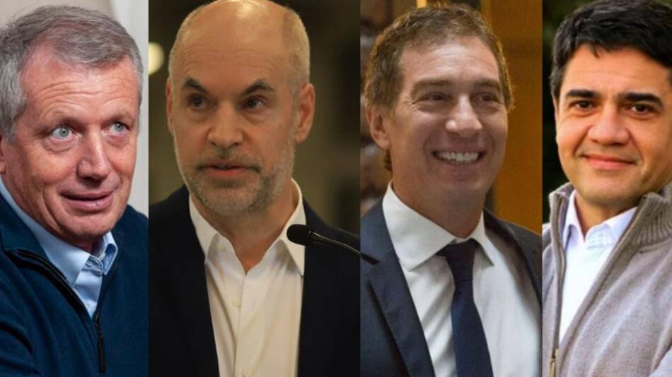 Monzó, Rodríguez Larreta, Santilli, Macri, PRO