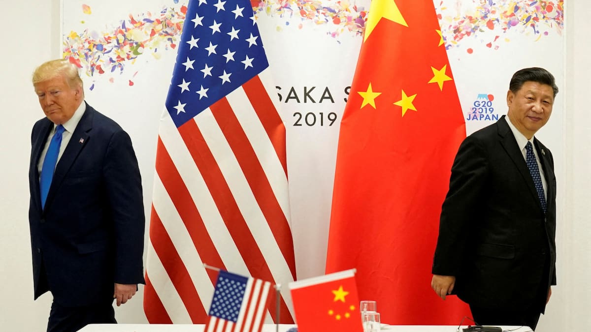 Donald Trump y Xi Jinping. Foto: Reuters